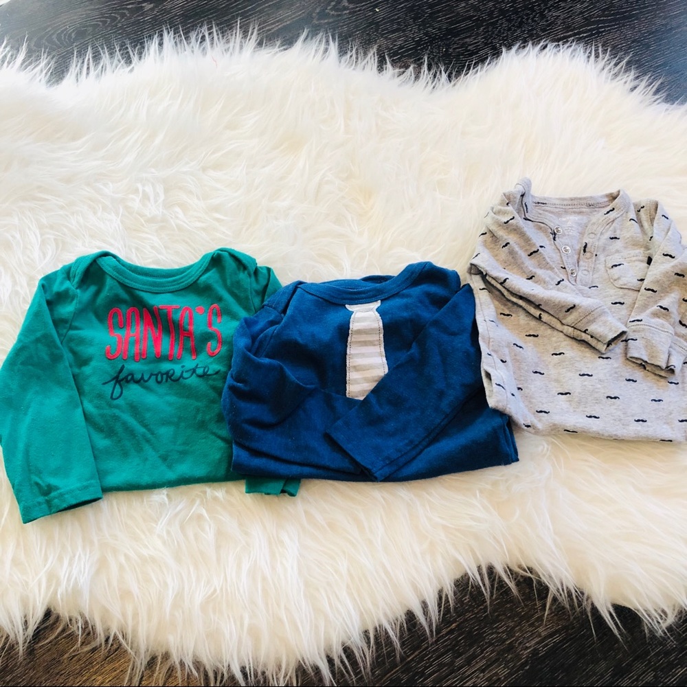 Boys Carters and circo onesies 6 months